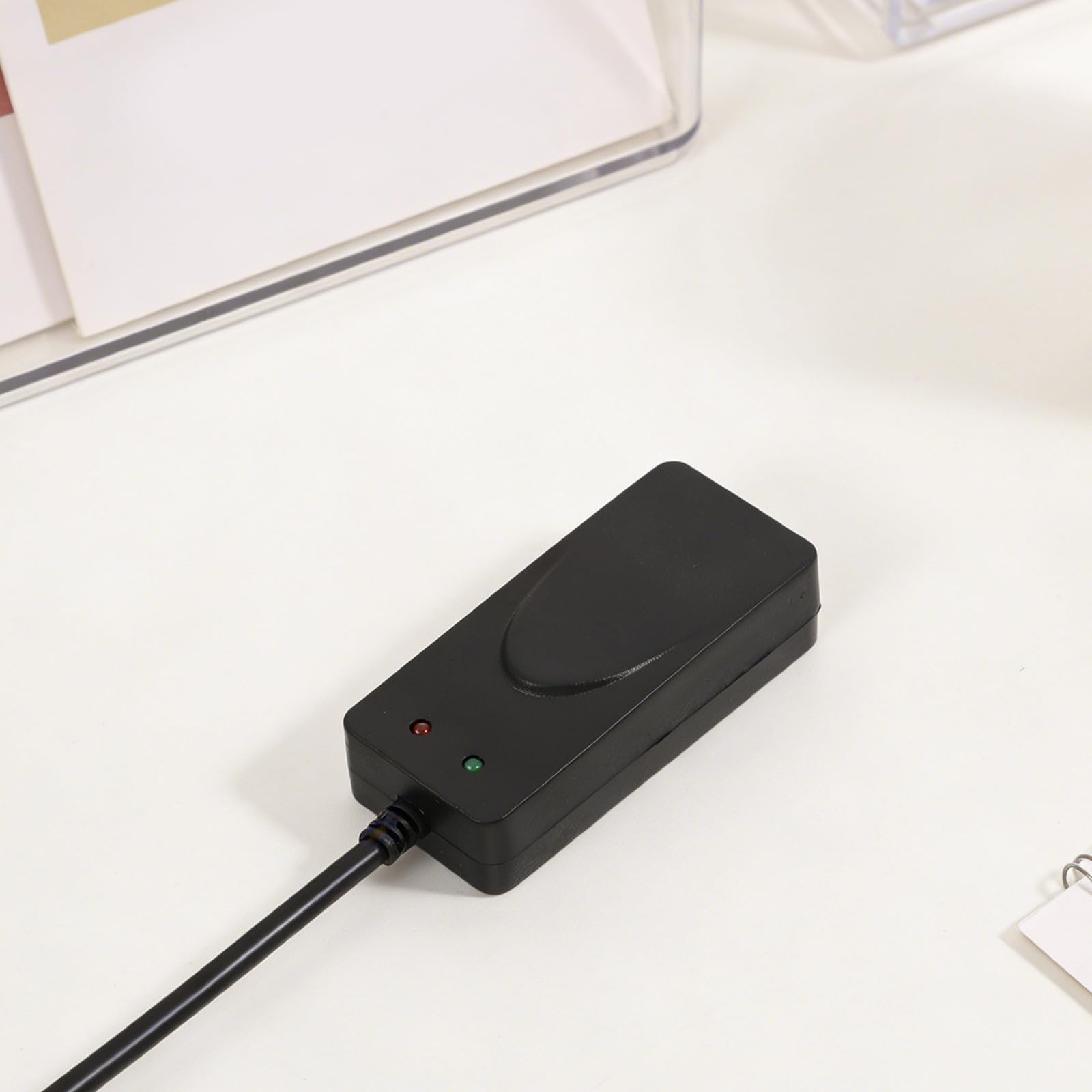Toddmomy Fax Compatto per Uffici Desktop e Networking Domestico Modem USB Doppia Porta Nero in Abs per Computer e Fax
