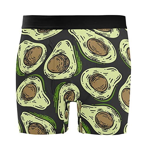 Bóxer para hombre calzoncillos ultrasuaves Vnurnrn elásticos con diseño de aguacate