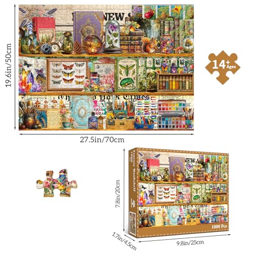 Puzzle jigsaw 1000 piezas Temática Biblioteca 14+ años miniatura 2