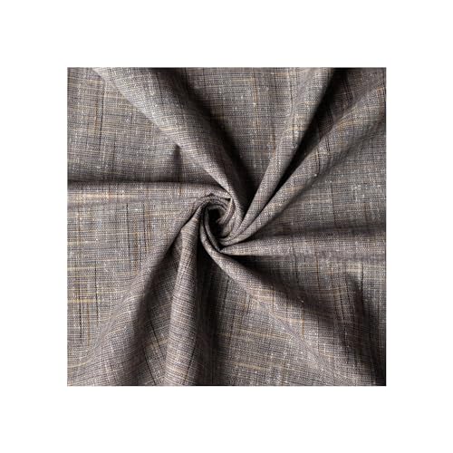 Image of Unstitched Cotton Fabric for Men and Women - Light Weight Trending Self Pattern Khadi Cotton Fabric Material (3 Meter, Light Purple)