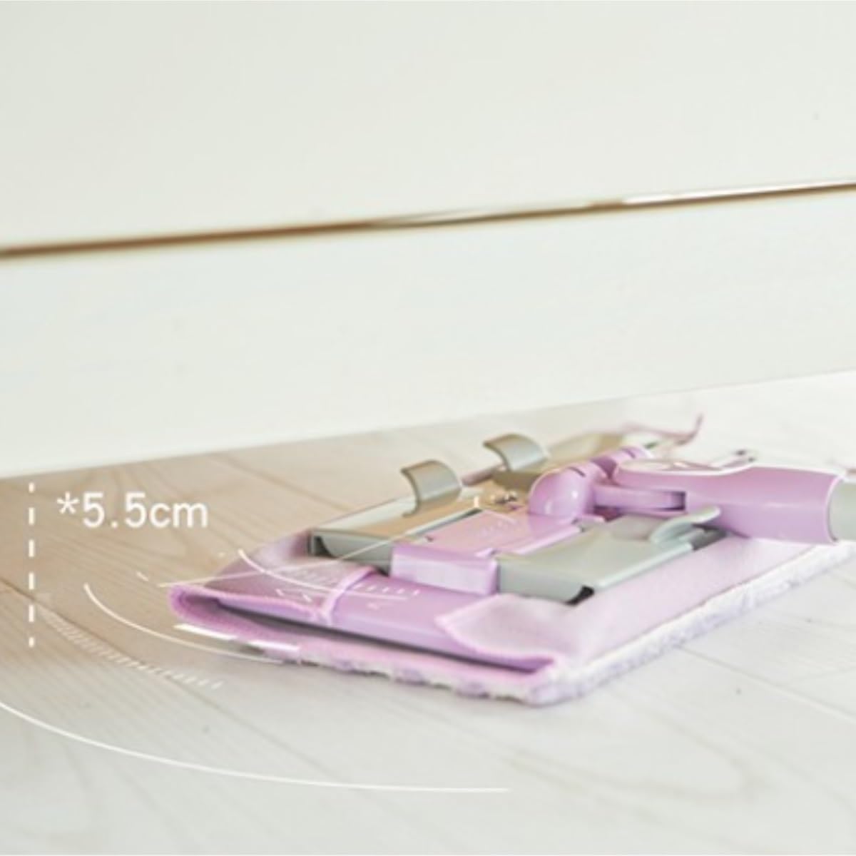 Fregona Mopa Fregona Plana con Abrazadera, Fregona Giratoria De Uso Doméstico, Doble Uso, For Uso Húmedo Y Seco, Fregona Horizontal con Succión Fregona para Limpieza