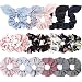 Jaciya 18 Pack Scrunchies for Hair, Cute Scrunchies Women Hair Scrunchies Chiffon Flowers Elastic Hair Bands Scrunchy Hair Ties Ropes Scrunchie Hair Scrunchies Chiffon Hair Scrunchies