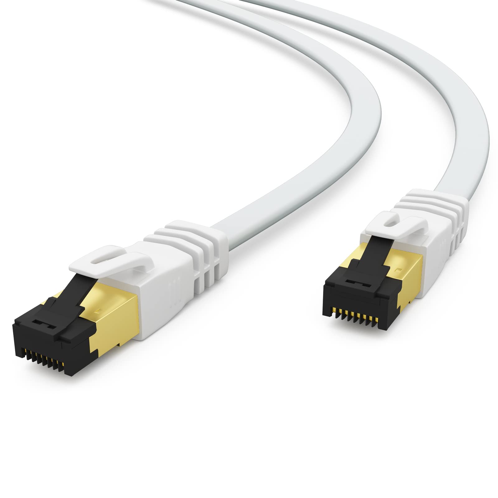 For Gaming Cable Rj45 Cat 6 HB-DIGITAL 5m Cable De Red CAT.7a Cable LAN Cable De Instalación AWG 23 Cobre Puro S/FTP PiMF LSZH Sin Halógenos Conforme A RoHS Ethernet Cable De