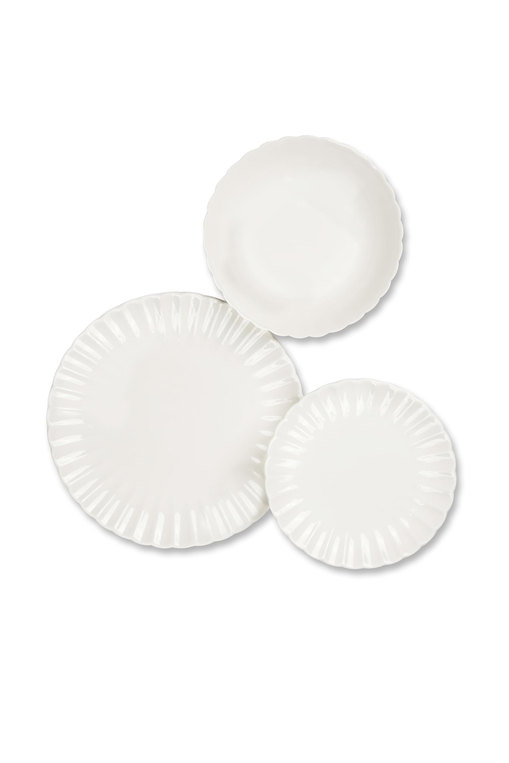 Excelsa Eliksir serwis obiadowy, 18 sztuk, biały, porcelana