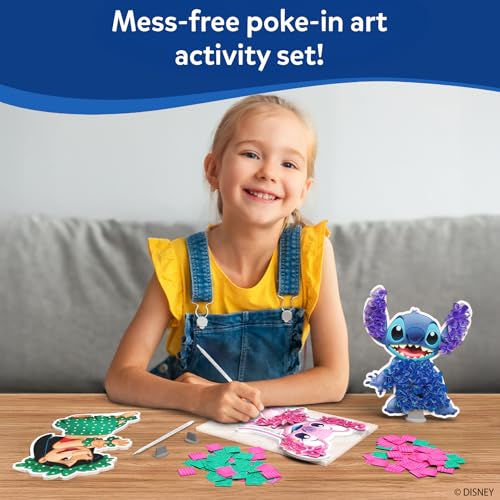Image of Skillmatics Poke-in Art - Lilo & Stitch, Mess-Free Fun for Kids, DIY Craft Kits, Creative Activity, Gifts for Girls & Boys Ages 4, 5, 6, 7, 8, 9