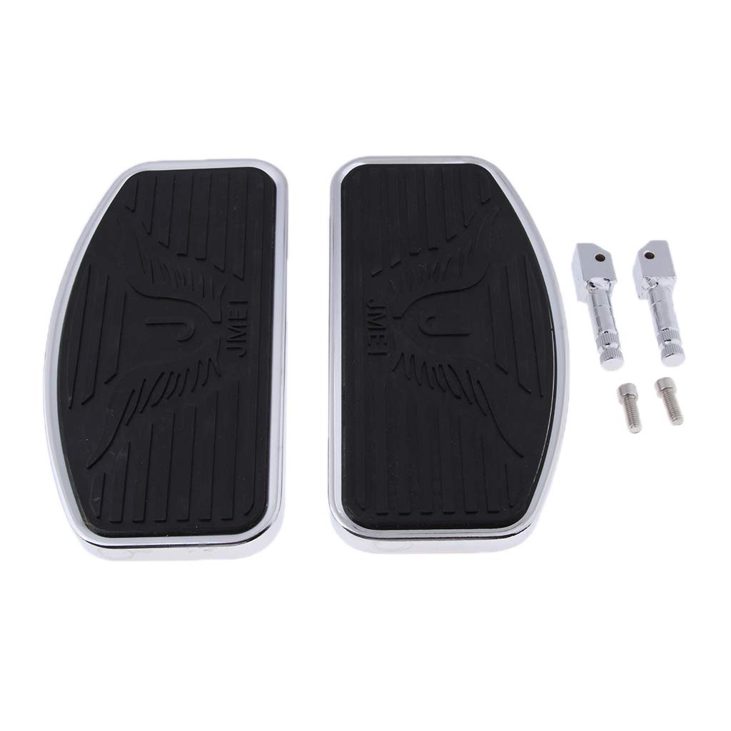 Anbau 2 Pieces Motorcycle Front Rider Footboard Floorboard for Honda