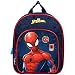 Marvel Avengers Spiderman Sac à dos école primaire moyen enfant garçon Bleu 31 x 25 x 9 cm