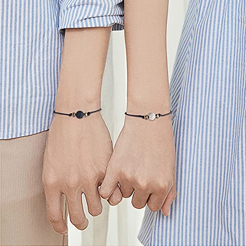 Desimtion Couples Bracelets I Love You Morse Code Matching Bracelets for Couples Gifts for Him and Her, Long Distance Relationship Gifts for Boyfriend and Girlfriend4