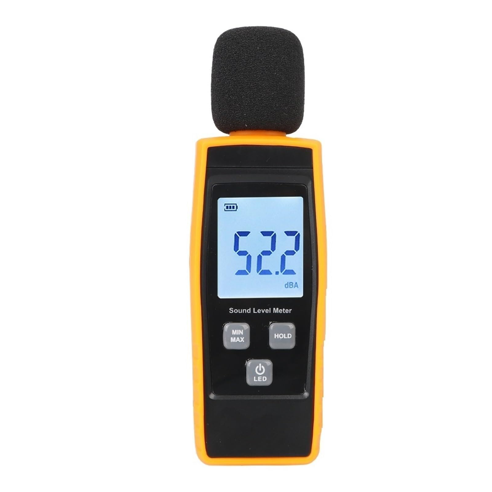 GHKryD decibel meter, Hand-Held Mini Noise Tester, Decibel Monitor with Auto Range