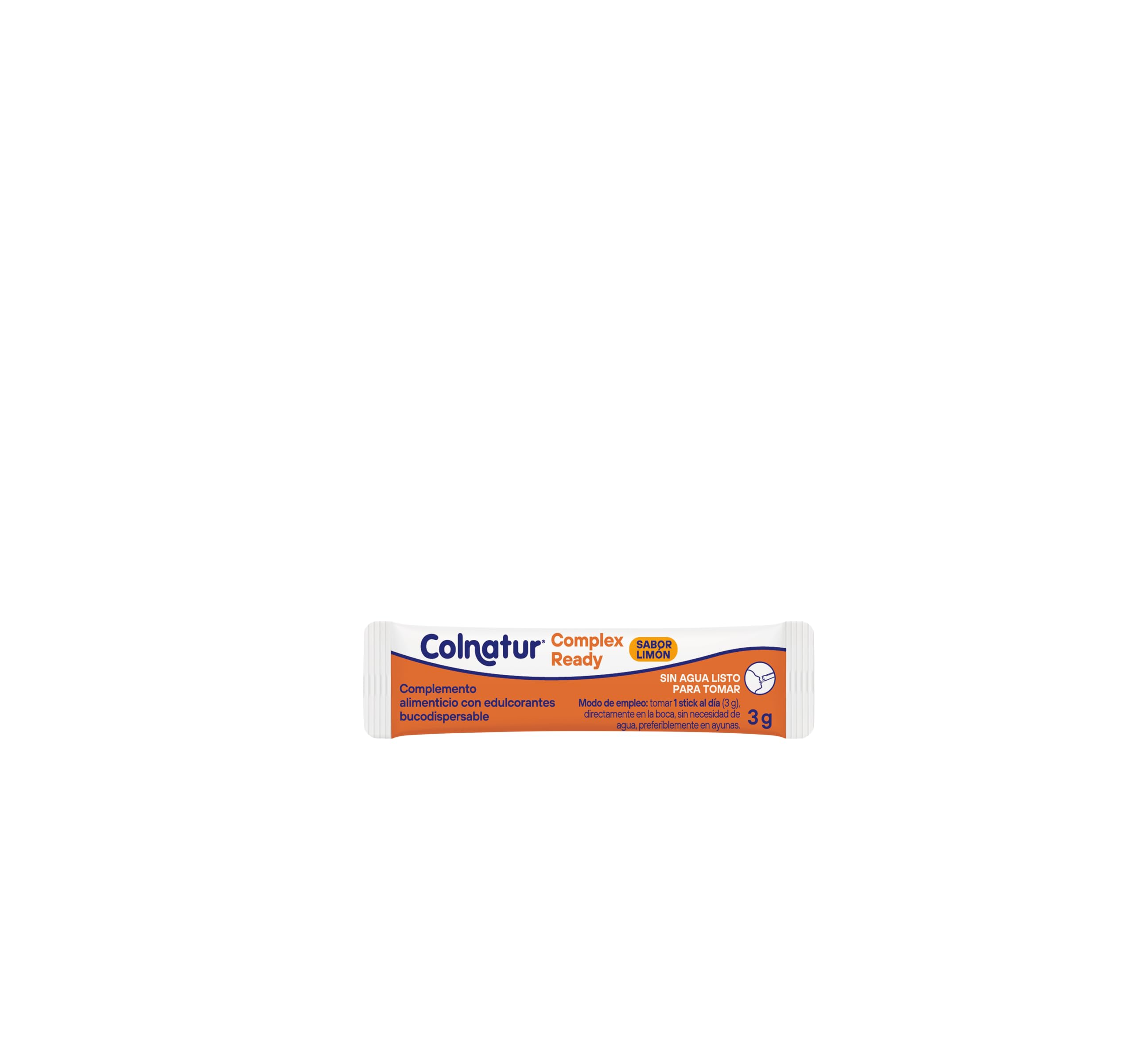 Colnatur Complex Ready Sabor Limón| 30 Sticks Monodosis | Colágeno con Magnesio, Ácido Hialurónico y Vitamina C Listo Para Tomar | Envase para 30 días