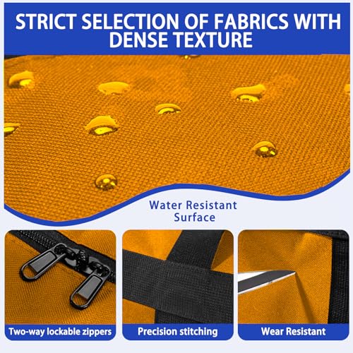 XL Foldable Duffle Bag Large Sports Gear Duffel Bags for Travel Camping Moving and More (Orange 150L)3