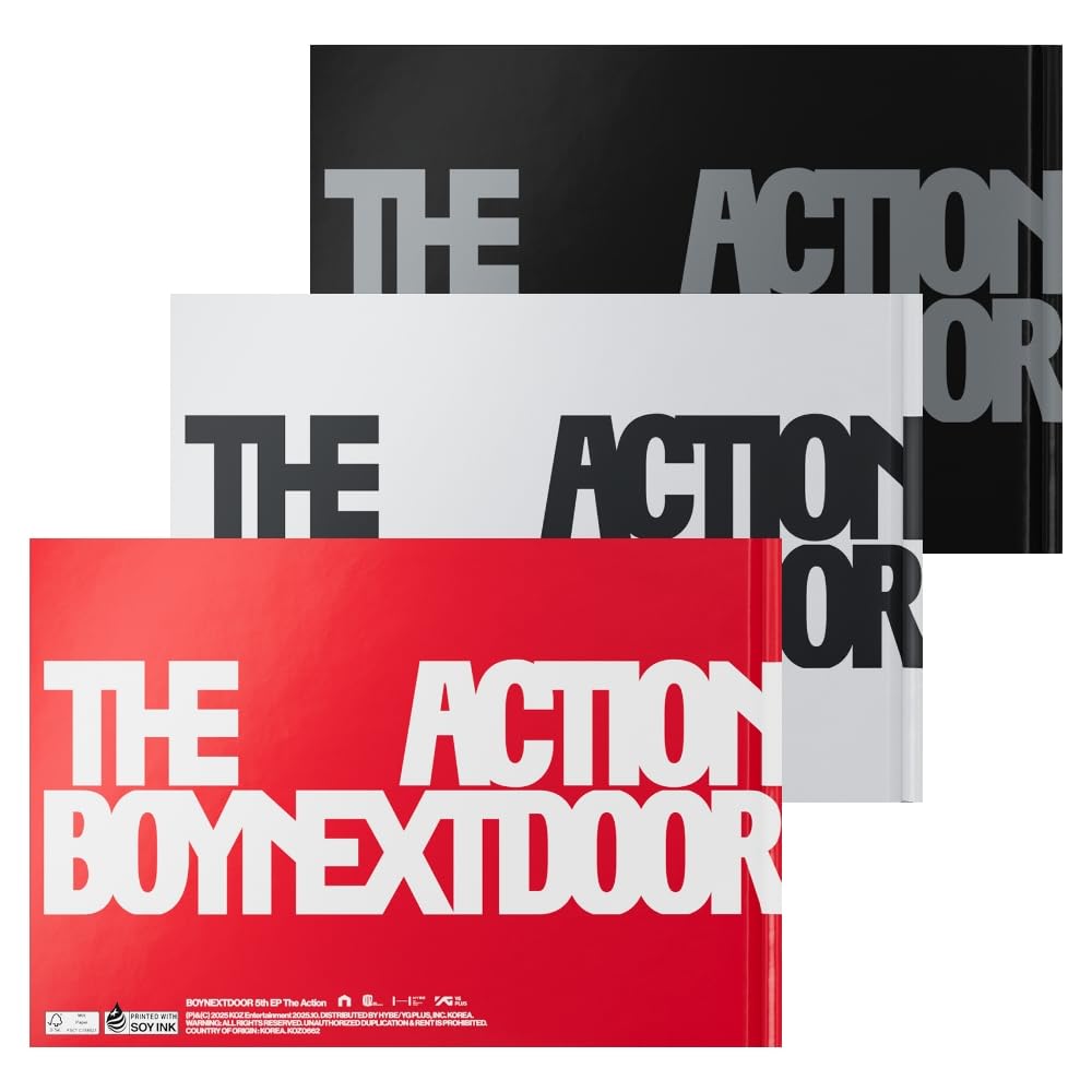 BOYNEXTDOOR [ The Action ] 5th EP Album (3 Ver. SET)