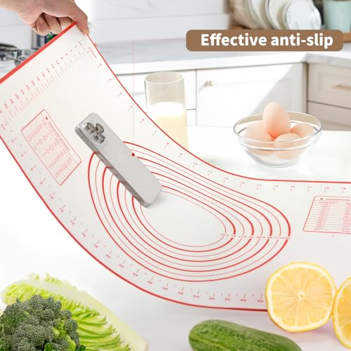 Non-Slip Silicone Baking Mat, Reusable Non-Stick Baking Silicone Mats for Baking, Breads, Pizzas, Fudge and Other Treats. the Baking Mat can Also Be Used as an Oven Liner-Size: 24x16 Inch - Image 6