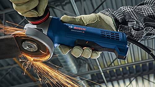 Bosch GWS10-450PD 4-1/2 In. Ergonomic Angle Grinder with No Lock-On Paddle Switch - Image 5
