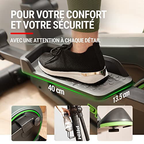 HOP-Sport® Vélo Elliptique d'Appartement HS-120C Prim, Roue d’inertie 14 kg, App. Compatible, 32 Niveaux de Résistance Magnétique, Appareil de Fitness pour Cardio à Domicile – Image 5