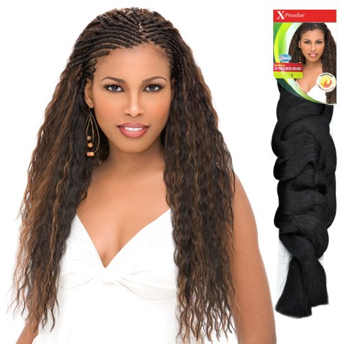 Miniatura 3 de Sensationnel Trenzas sintéticas Kanekalon colección africana XPRESSION (paquete de 6, 33)