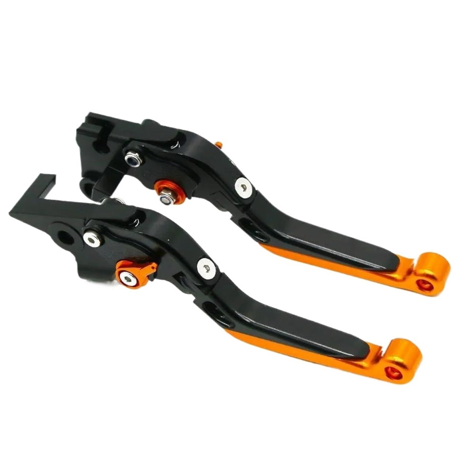 Etekgvyva Bkbkbkor Clutch Brake Lever Set For Yzf For R125 For R 125 For Yzfr125 For Yzfr 125 Motorcycle Adjustable Folding Extendable Brake Clutch Levers(Bkbkbkor)