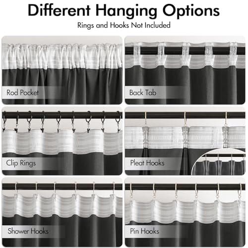 Image of MIULEE Grey Velvet Pinch Pleat Blackout Curtains W52 X L90 Inches | 2 Panels,Luxury,Thermal Insulated,Super Soft,Back Tab & Rod Pocket,for Bedroom Living Room
