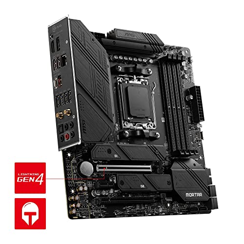 Ryzen 5-7600X Processore + MSI MAG B650M Mortar WiFi Motherboard Micro-ATX - Processore - Immagine 6
