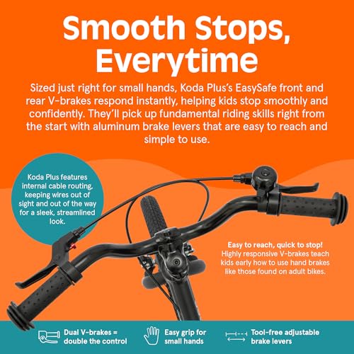 Image of Retrospec Koda Plus Kids Bike for Boys & Girls Ages 4-6 Years - 16 inch Children's Bicycle, Adjustable Seat & Handlebars