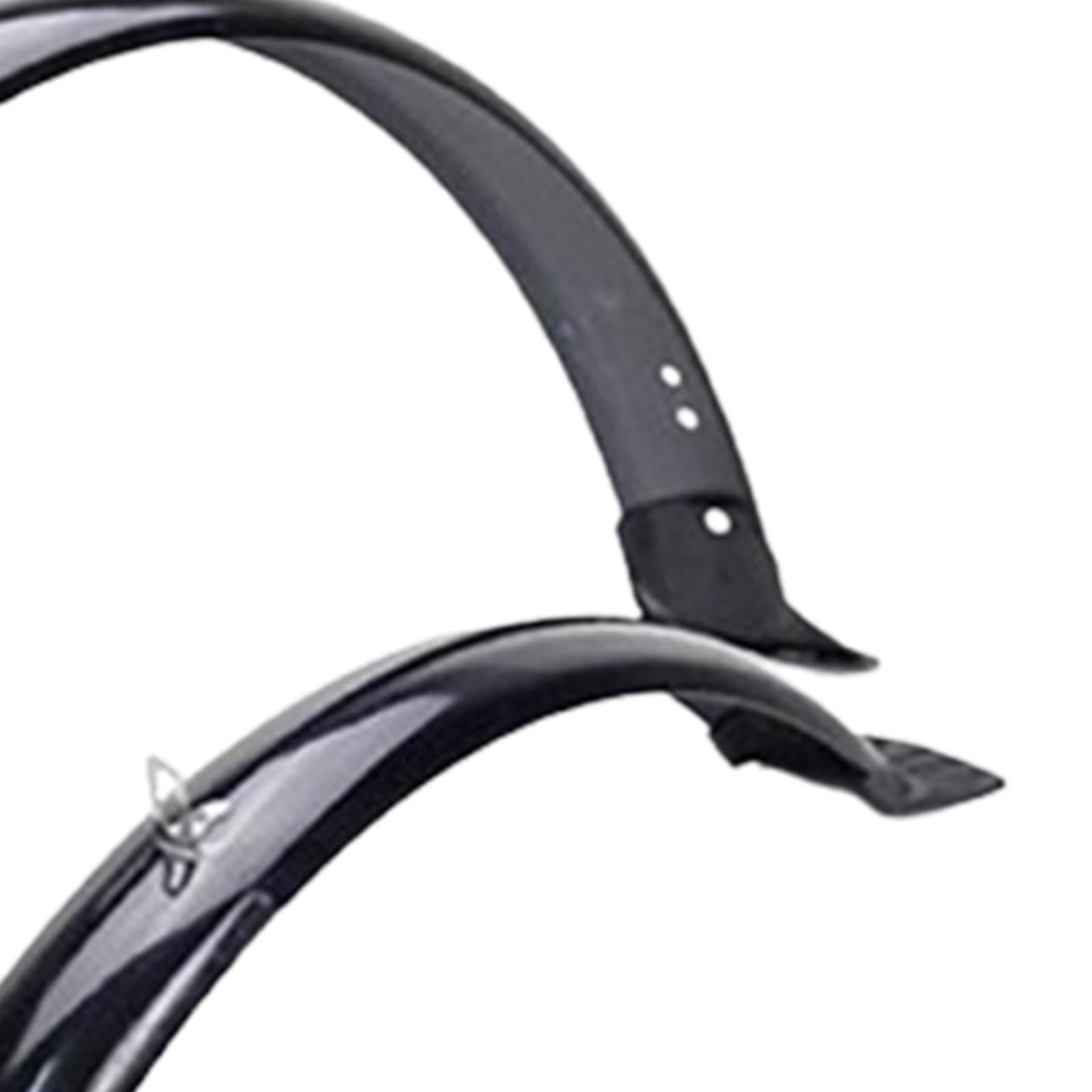 Gralara 2 Stück Fahrrad Schutzblech Set Vorder Und Hinterrad Radschutz Spritzwasserabweiser Schmutzfänger Aus Robustem PP Material mit Montagezubehör für Den