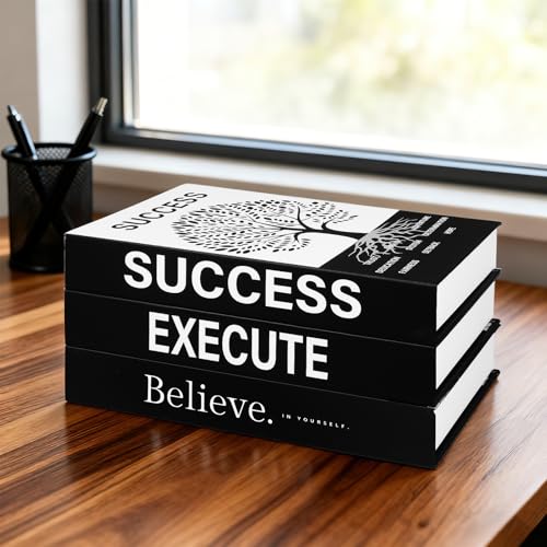Faux livres de motivation pour décorer une table basse vide - 6