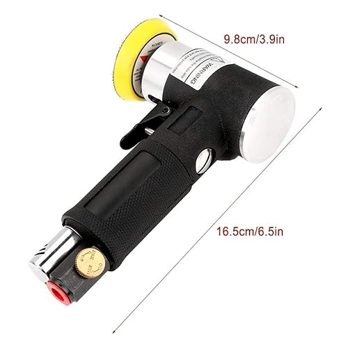 Miniatura 6 de Amoladora eléctrica de carnaval del día de San Valentín, lijadora angular, lijadora neumática de ángulo de aire de 3 pulgadas y 2 pulgadas, lijadora