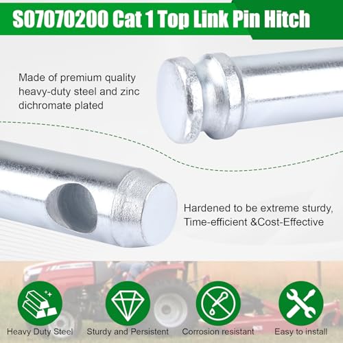 Image of S07070200 Tractor Top Link Pin Hitch, Cat 1, 4 Pack