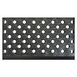 Photo Gallery lifestyle comfort ltd lsc hexa - zerbino in gomma resistente, antiscivolo, per tutte le stagioni, per porta d ingresso, patio, giardino e uso interno ed esterno (45 x 75 cm) (confezione da 1) Photo Gallery lifestyle comfort ltd lsc hexa - zerbino in gomma resistente, antiscivolo, per tutte le stagioni, per porta d ingresso, patio, giardino e uso interno ed esterno (45 x 75 cm) (confezione da 1)