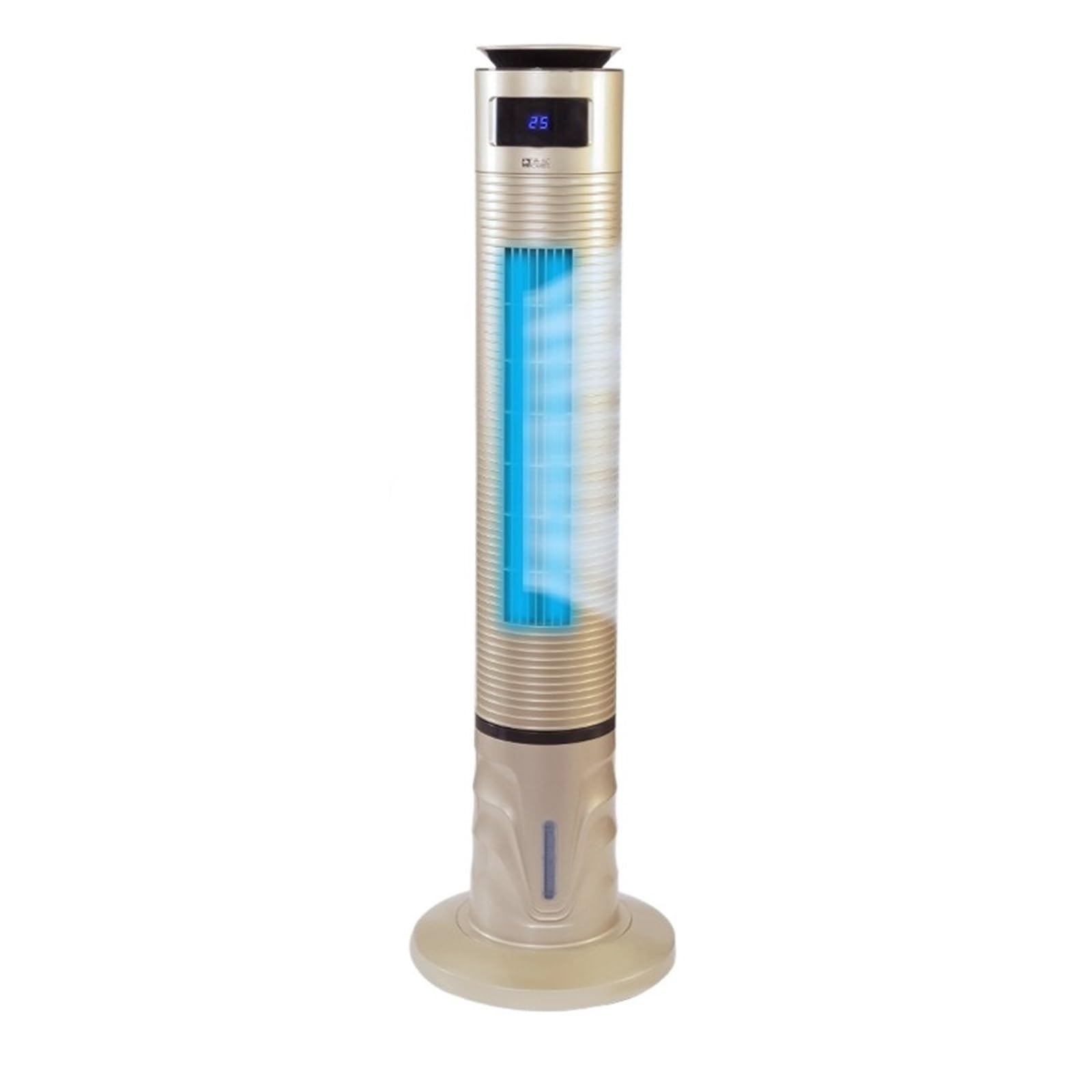 Ventilador eléctrico de torre con control remoto y humidificador, aire acondicionado refrigerado por agua para uso doméstico, fácil operación, ideal para enfriamiento de verano
