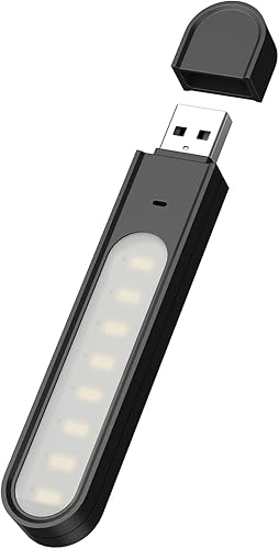 Miniatura 16 de Ajustable 8 LED Eye Care USB Lámpara de mesa Tipo C Carga USB Opcional Amplia Compatibilidad LED Luz de Escritorio