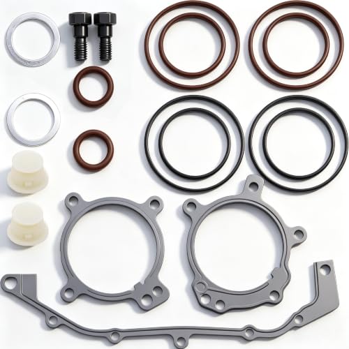 Image of HiSport Dual Vanos O-Ring Seal Repair Kit - Compatible with BMW E36 E39 E46 E53 E60 E83 E85 M52tu M54 1998-2006 - Replacement Timing Solenoid Gasket Kit 11361433513 11361748745