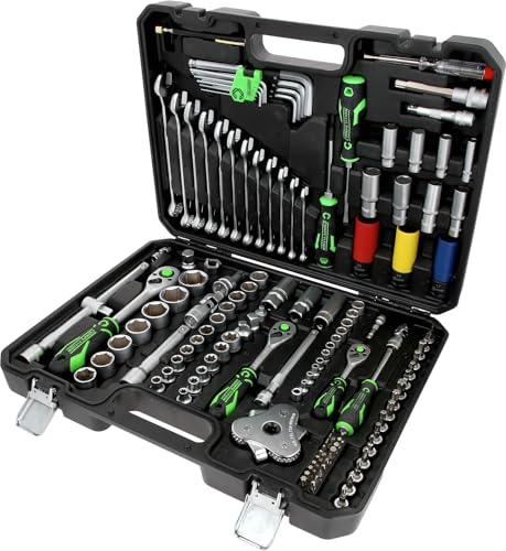 COMPETITION 512.0132 1/4"+3/8"+1/2"Steckschlüssel -Satz, 132-tlg, KFZ-Spezial (Powered by KS TOOLS)