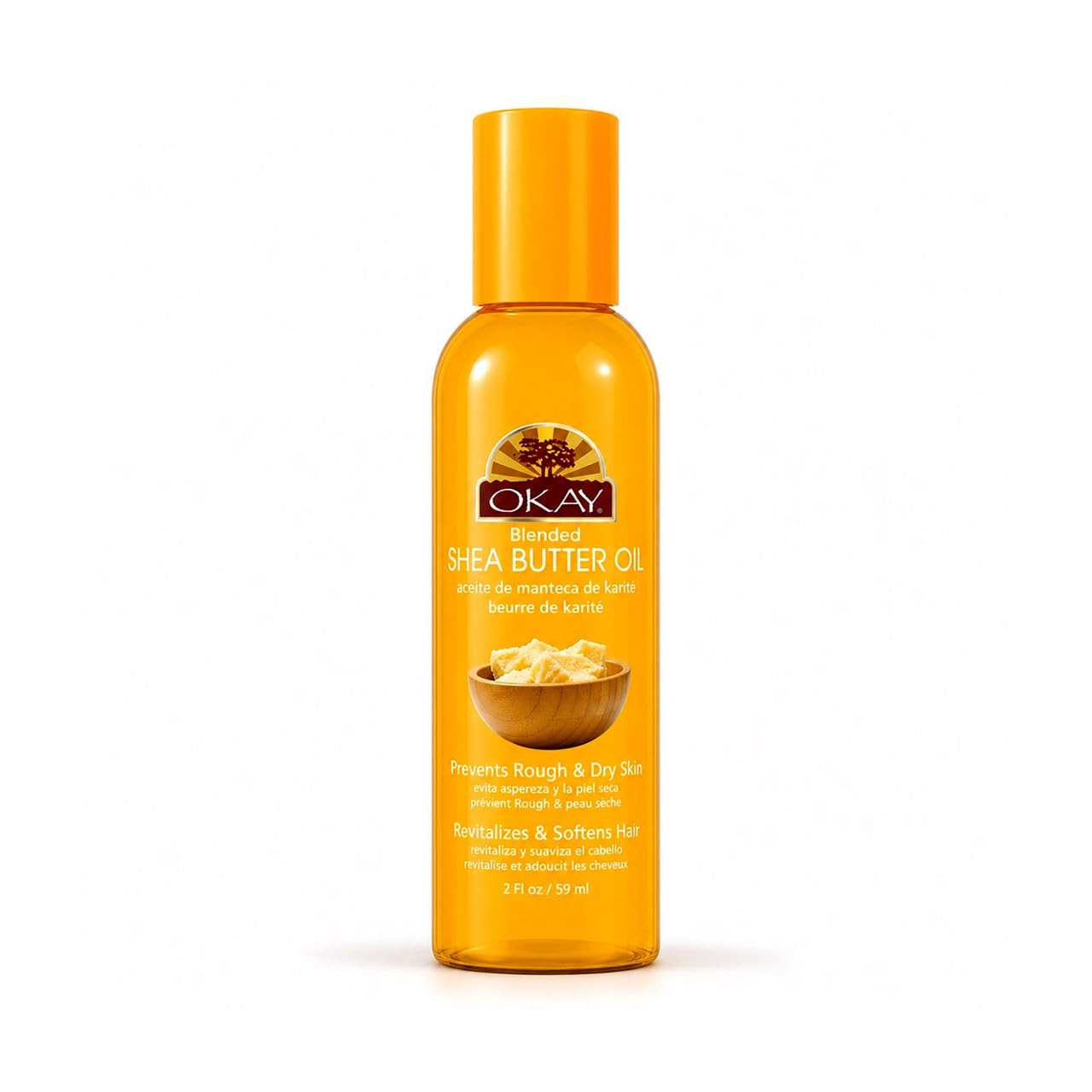Okay Shea Butter Oil for Skin and Hair, 2 Ounce by Okay