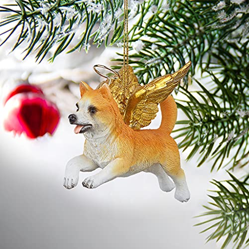 Design Toscano Honor The Pooch: Welsh Corgi Holiday Dog Angel Ornament #TOP5