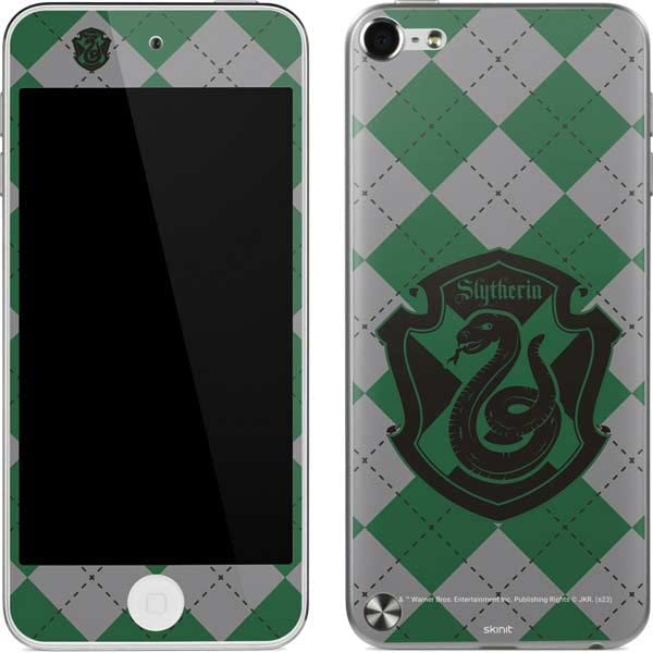 Skinit Decal MP3 Player Skin Compatible with iPod Touch (5th Gen&2012) - Officially Licensed Warner Bros Slytherin Crest Design