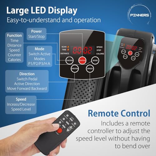 Mini Eliptica Portátil, Ejercitador de Pedal Elíptico, Ejercitador de piernas, Entrenador Elíptico Debajo del Escritorio, Gimnasia pasiva - Imagen 3