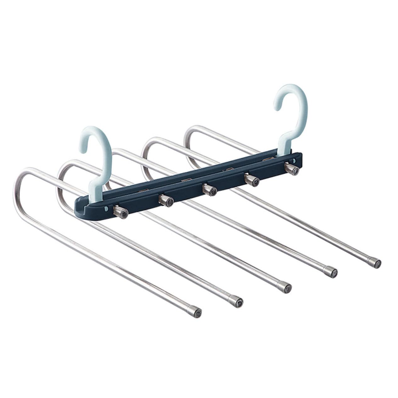 PRETYZOOM 1Pc Multi Layer Pants Organizer Rack Creative Household Clothes Hanger for Scarves Trousers and More Space Saving Design Sturdy Maximize Closet Storage