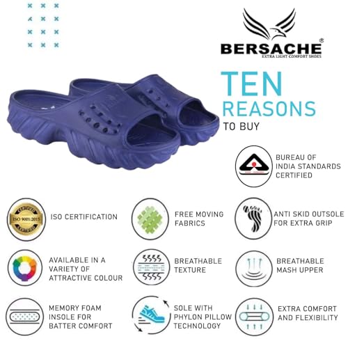Image of BERSACHE Soft Classic Casual with Regular wear with Soft Technology Flipflop for Men
