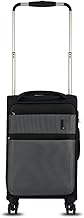 it luggage Polyester| World's Lightest Bag | Debonair-Small-Black-54Cm| Softsided| Cabin luggage | 8 Spinner Wheel Trolley Bag