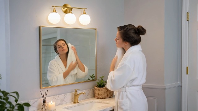 Image of Daunton Modern Matte Black Bathroom Vanity Light - Energy Efficient G9 Base Bathroom Lighting Fixtures Over Mirror, Anti-Glare 19 Inch Soft Illumination for Makeup & Shaving, Stylish and Affordable