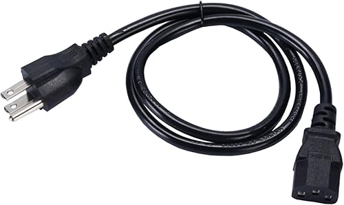 Miniatura 1 de Cable de alimentación de CA, cable de extensión de alimentación T5 T8, cable de CA de 3 clavijas, cable de alimentación de CA de 3 clavijas para