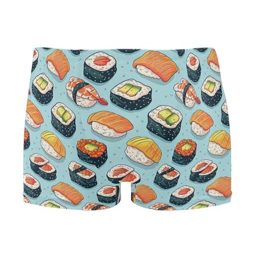 Sushi Food Mens Swim Trunk Swimwear Bathing Suit Swim Brief Square Leg Board Short S B0403694