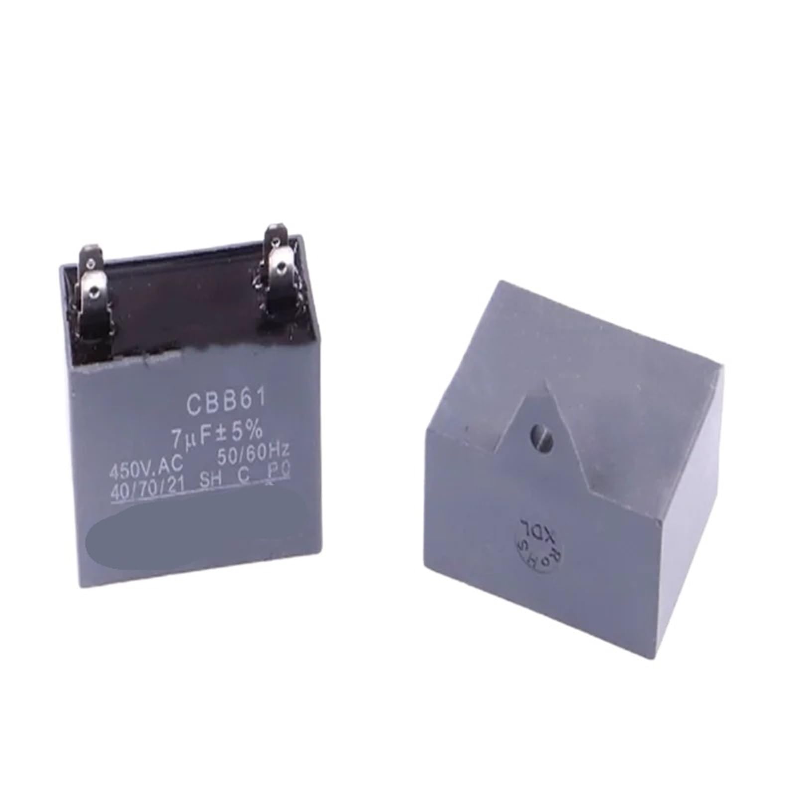 2 szt. CBB61 wentylator rozruchowy silnik kondensatorowy 450 V 1UF 1,2UF 1,5UF 2UF 2,5UF 3UF 3,5UF 4UF 4,5UF 7UF 8UF 10UF 12UF (450V1.2UF)