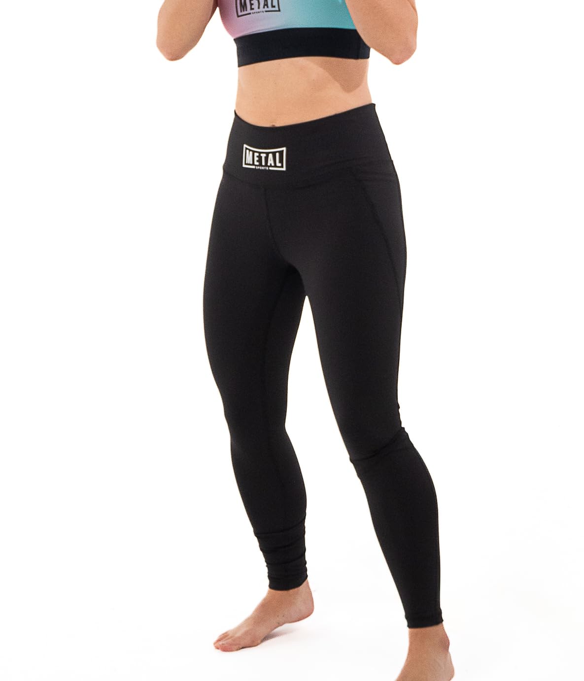 METAL BOXE Legging Compression Femme