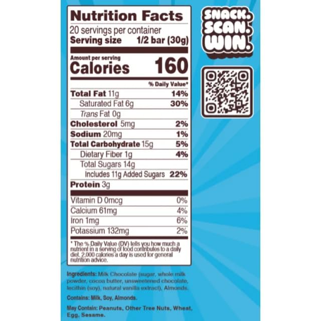 Miniatura 8 de New Feastables Beast Bar - Barra de chocolate con leche con mantequilla de maní, chocolate con leche y almendras, chocolate con leche (3 barras)