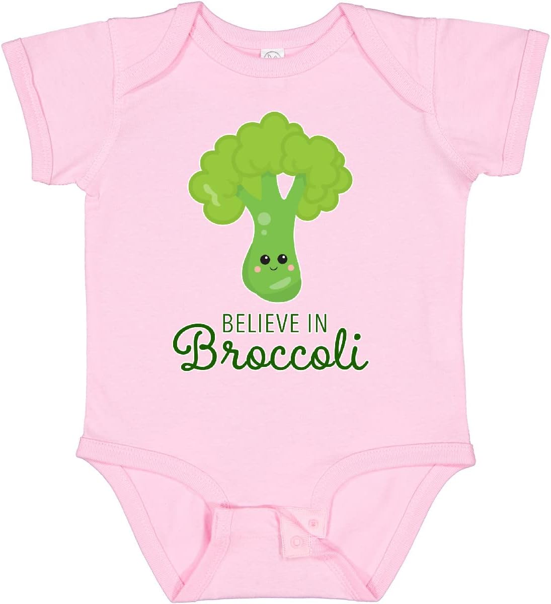 inktastic Believe in Broccoli Baby Bodysuit