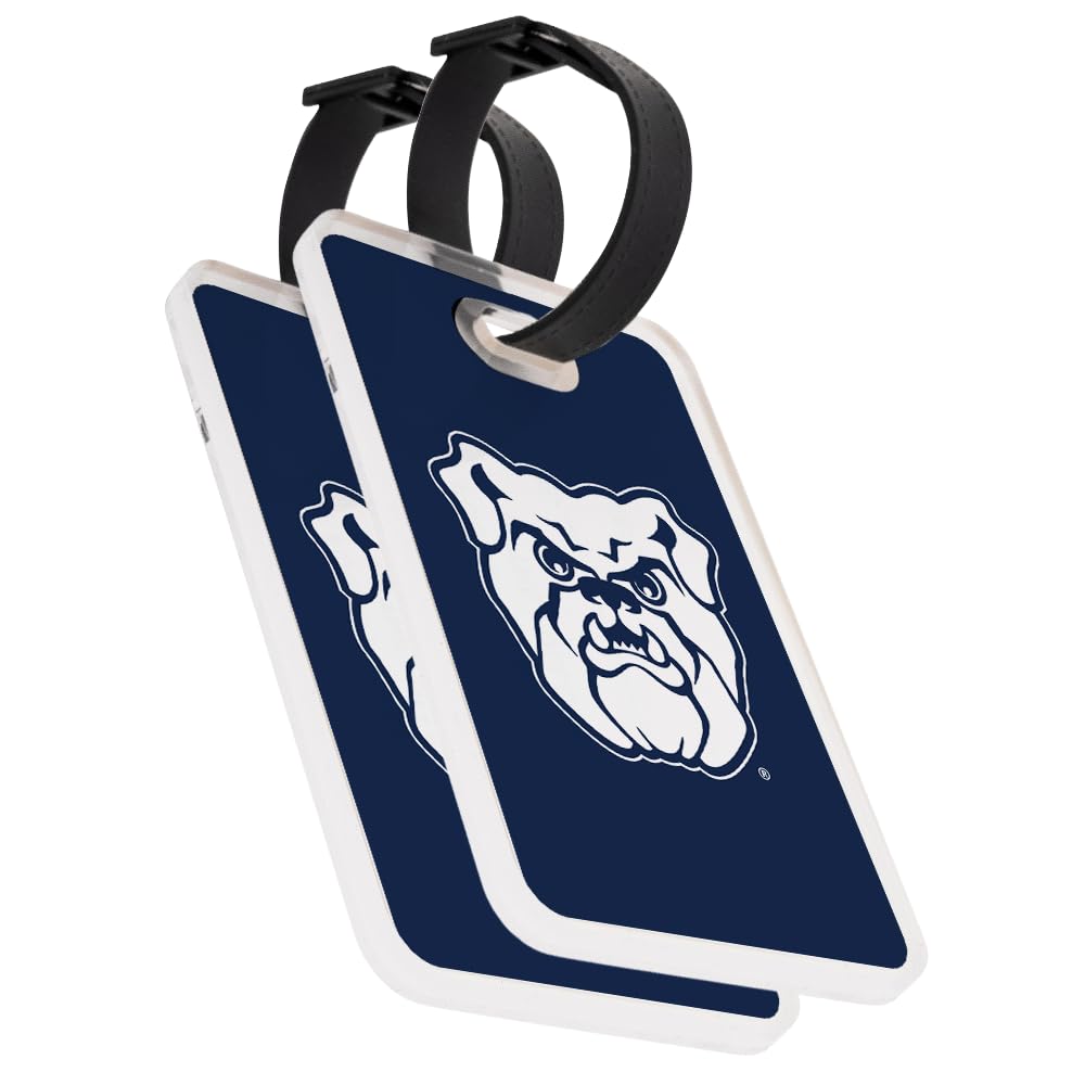 Desert Cactus Butler University Luggage Tag Official BU Bulldogs 2 Pack Travel ID Label for Suitcases Bags and