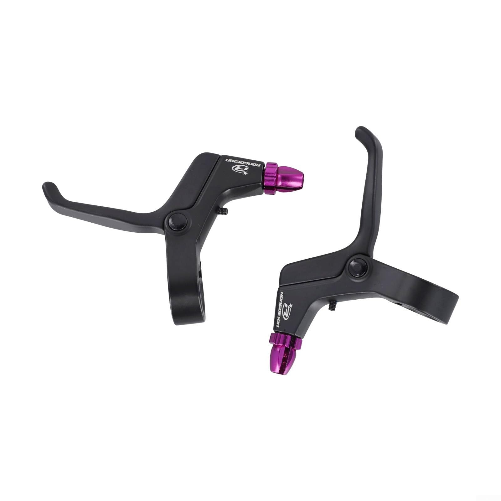 Leve Freno 2 Dita In Alluminio Per Biciclette Bambino E Mountain Bike – Per Freni A Disco Meccanici E V-brake (viola)