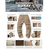 CQR Men's Winter Tactical Cargo Pants, Thermal Fleece Lined Outdoor Snow Ski Hiking Work